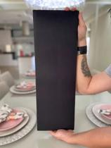 8 Módulos placas de cabeceira estofada Queen Adesiva Preto 8 Módulos placas de cabeceira estofada Queen Adesiva Preto