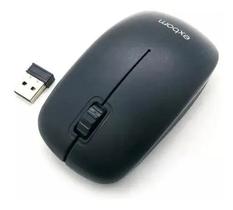 8 Mouse Sem Fio Wireless Office Portátil Pc Notebook Preto