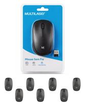 8 mouses sem fio ms200 usb 1200dpi multilaser