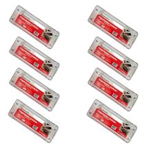 8 Organizadores Modular M Empilhável 23X8,8X5,5 Transparente