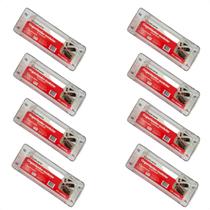 8 Organizadores Modular M Empilhável 23x8,8x5,5 Transparente