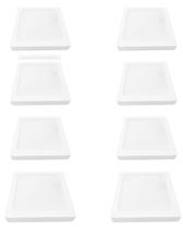 8 Painel Led Ourolux Sobrepor Quadrado Antiamarelamento 18w 2700k Bivolt