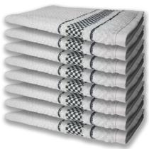 8 Panos de Prato Atoalhado Felpudo 370g/m² Premium Preto 8 Panos de Prato Atoalhado Felpudo 370g/m² Premium Preto