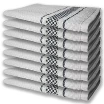8 Panos De Prato Atoalhado Felpudo 370G/M² Premium Preto 8 Panos De Prato Atoalhado Felpudo 370G/M² Premium Preto