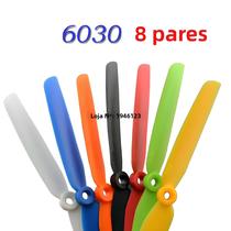 8 pares SoloGood 6030 Hélice 6X3 Multicopter CW CCW Prop para QAV250 Quadcopter Prop