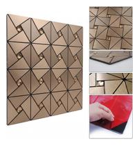 8 Pastilhas Papel Parede Metal Autocolante Banheiro Cozinha 8 Pastilhas Papel Parede Metal Autocolante Banheiro Cozinha