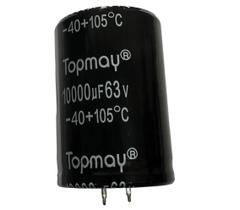 8 PÇS CAPACITOR ELETROLITICO 10000X63V - 10.000UF X 63V - 105º GRAUS 8 PÇS CAPACITOR ELETROLITICO 10000X63V - 10.000UF X 63V - 105º GRAUS
