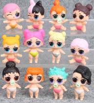 8 Pcs Lol Dolls L.o.l Surprise Ball Lil Sisters Pets Toys Girls Set Gift(12 Pcs Set)