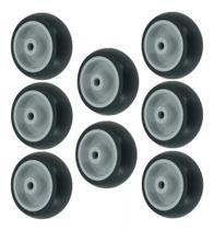 8 Pçs Rodinhas Para Rodizio 3 polegadas modelo 312 Só a Rodinha solta