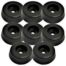 8 Pé Pezinho Reforçado Resistente Pequeno Batente Borracha Para Caixa Acustica Som Profissional Case 8 Pé Pezinho Reforçado Resistente Pequeno Batente Borracha Para Caixa Acustica Som Profissional Case