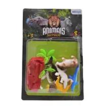 8 Peças Animais Selvagens - Etilux BQ-089