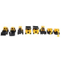 8 peças/conjunto de modelo de veículo de engenharia Pull Bac 8 peças/conjunto de modelo de veículo de engenharia Pull Bac