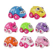 8 peças de desenho animado Animal Slide Kids, modelo de veíc 8 peças de desenho animado Animal Slide Kids, modelo de veíc