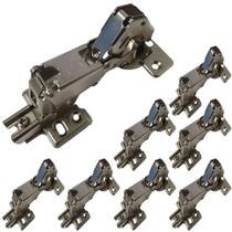 8 Peças - Dobradiça Para Armario De 35mm 165º Grau Curva