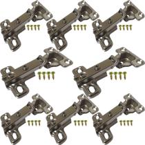 8 Peças - Dobradiça Para Armario Reta De 26mm