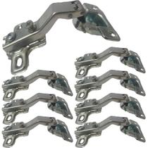 8 Peças - Dobradiça Pequena Para Armario 45 Graus De 26mm