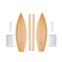 8 Peças para Sushi Lyor Nagasaki de Bambu