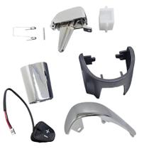 8 Peças - Reparo Acabamento Manopla Câmbio Automático GM Tracker Cobalt Spin Onix Prisma Sonic