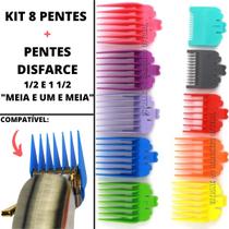 8 Pentes Guia + 2 Pentes Disfarce Kit Para Máquina De Corte!