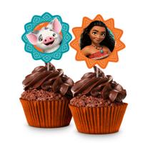 8 Picks Topo Decoração Doces Festa Moana