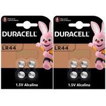 8 Pilhas Lr44 Duracell A76 Px76a V13ga Longa Duração