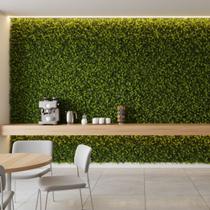 8 Placas de Folhagens Artificiais com 90% de Cobertura Densa Jardim Vertical Artificial Apartamentos 8 Placas de Folhagens Artificiais com 90% de Cobertura Densa Jardim Vertical Artificial Apartamentos