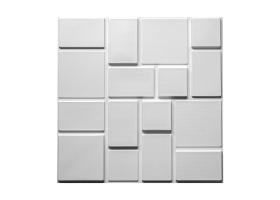 8 Placas Decorativas 3D Kit Revestimento P 0,5Mm Geométrico