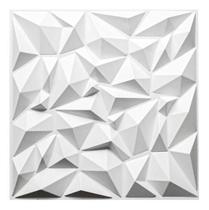 8 Placas P/Parede De Plastico Mod. Choc 50X50/Nao E Gesso