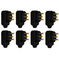 8 Plug Macho Pial Legrand 10A com Terra e Saída Lateral 8 Plug Macho Pial Legrand 10A com Terra e Saída Lateral
