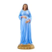 8 Polegada Virgem Maria Mãe de Deus Estátua Mesa Mesa Resin Estatueta Coleção Pregnant Idol Religious Gift Igreja Decoração de Casa