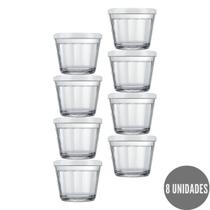 8 Potes 350ml Papinha Vidro Tigela Americano Tampa Sortidas