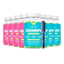 8 Potes Vitamina Capilar Feminino e Masculino New Hair Gummy