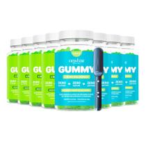 8 Potes Vitamina Capilar Feminino e Masculino New Hair Gummy
