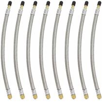 8 Prolongador Extensão Flexível Malha de Aço 270mm Bico De Roda