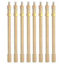 8 Prolongador Extensão Rígida Metal 125mm Bico De Roda