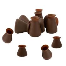 8 Protetores Pé Palito Cadeira Moveis Em Geral 15Mm A 23Mm