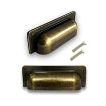 8 Puxadores Concha Quadrado Premium 64mm, em metal Zamac 8 Puxadores Concha Quadrado Premium 64mm, em metal Zamac