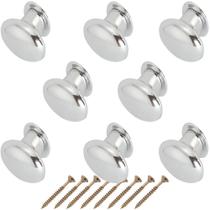 8 Puxadores Oval Cromado Armario Pia Moveis Guarda Roupa Porta Gaveta 8 Puxadores Oval Cromado Armario Pia Moveis Guarda Roupa Porta Gaveta