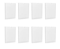 8 Quadros Display A4 Em Acrílico - Proteção Para Documentos