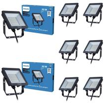 8 Refletor Led 30w Philips Alumínio 6500k Fria Bivolt Ip65 8 Refletor Led 30w Philips Alumínio 6500k Fria Bivolt Ip65