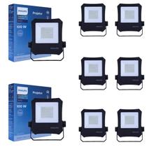 8 Refletor Led Philips 100w 6500k Fria Philips Bivolt IP65 8 Refletor Led Philips 100w 6500k Fria Philips Bivolt IP65