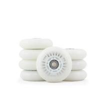 8 Rodas Led Creme Inline 80mm 90A Varias Cores