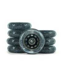 8 Rodas Para Patins Sakurai 80mm 83a Cinza + Abec9 8 Rodas Para Patins Sakurai 80mm 83a Cinza + Abec9