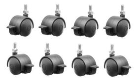 8 Rodízio RD50 C/ Trava Para Cama Box ou Baú e Móveis em Geral