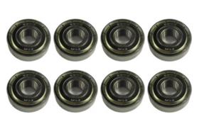 8 Rolamento 6201z 3cm X 1cm Rígido Esfera Aço Cromo