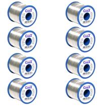 8 Rolos Estanho Para Solda Eletrônica 1mm 60x40 Cobixc 8 Rolos Estanho Para Solda Eletrônica 1mm 60x40 Cobixc