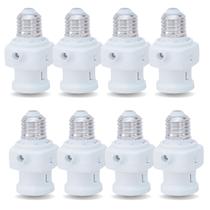 8 Sensor Fotosoquete 4 Em 1 Fotocélula Temporizador Bivolt E27 Acende Noite Apaga Dia Automático Luz