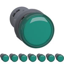 8 Sinaleiro 22mm Led Verde 110vca - Xa2evf3lc Schneider