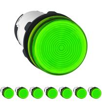 8 Sinaleiro Verde 22mm Para Lâmpada Ba9s 250v Schneider