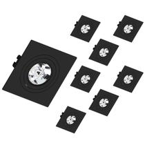 8 Spot AR70 Quadrado Preto com Base GU10 Save Energy 8 Spot AR70 Quadrado Preto com Base GU10 Save Energy